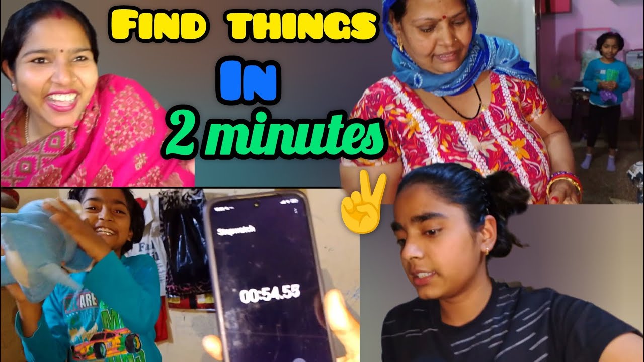 Find things in 2 minutes challenge 😱😂