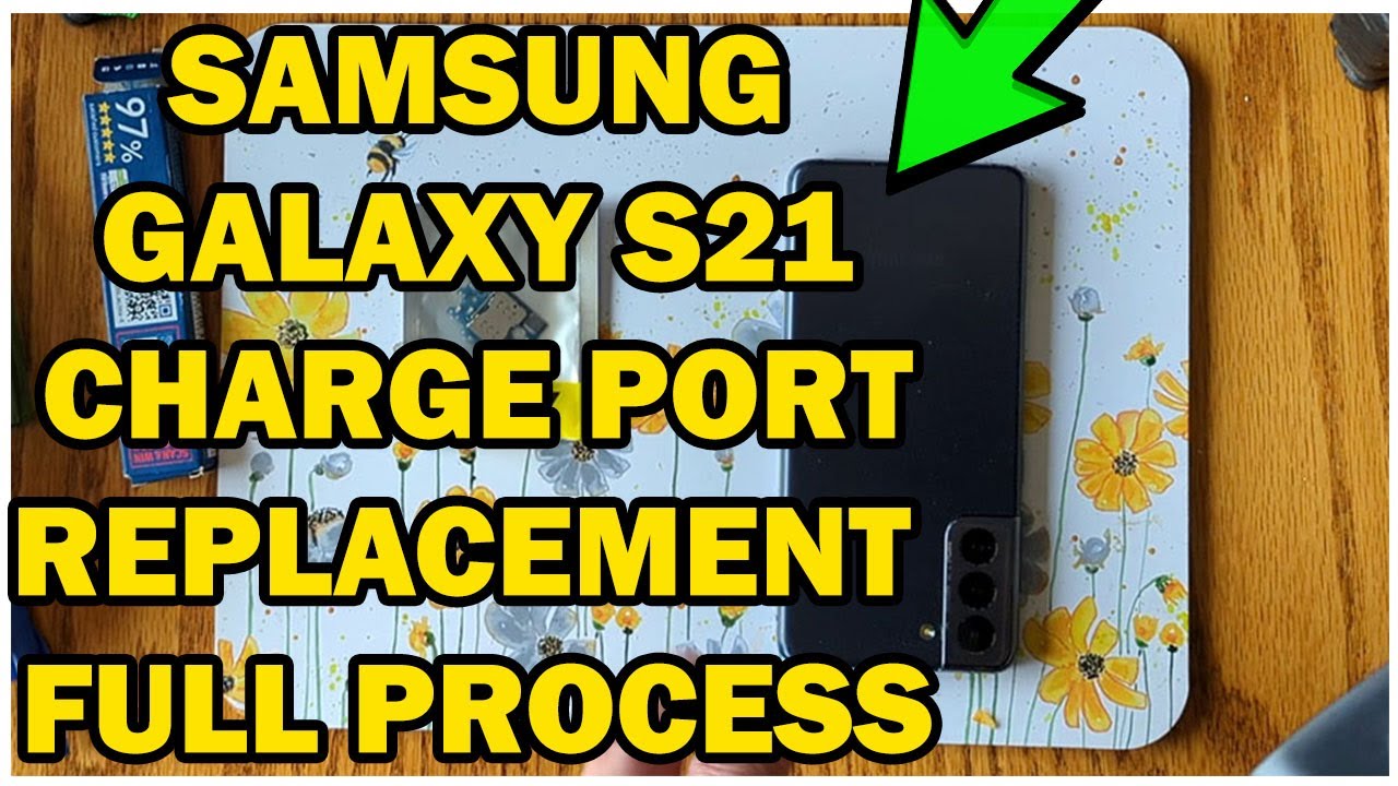 Замена порта зарядки на Samsung Galaxy S21 &mdash; без специальных инструментов &mdash; полный процесс, ЛЕГКО...