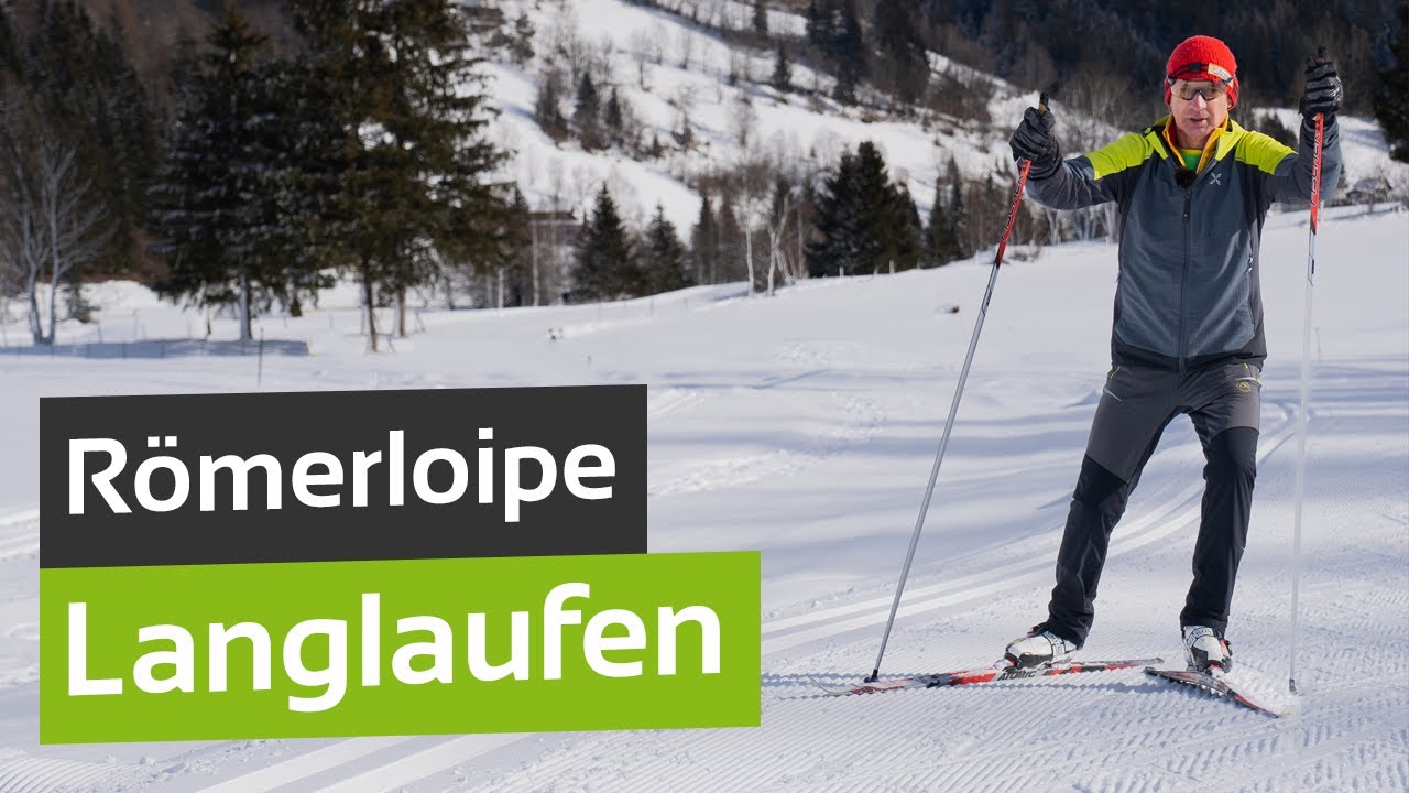 Langlaufen auf der berühmten Römerloipe in Bad Kleinkirchheim, Kärnten
