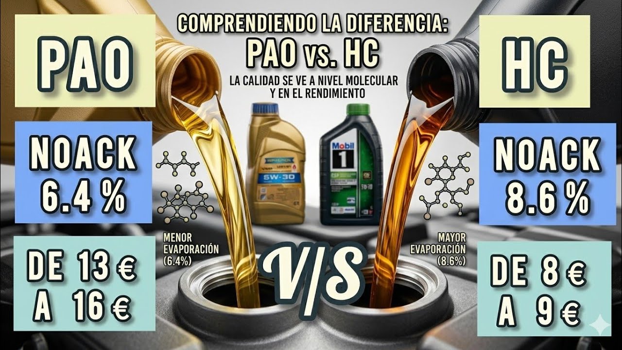 El consumo de aceite en la vida real no se correlacióna con un NOACK bajo[Ravenol VMP & Mobil 1 ESP]
