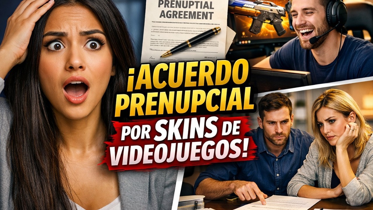 Mi prometido quiere un prenupcial por sus skins de videojuegos para nuestros futuros hijos