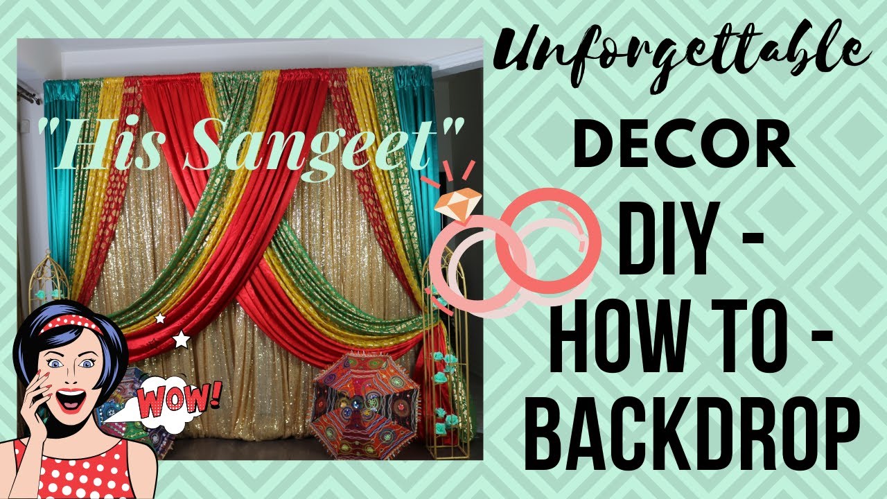 His Sangeet - DIY - @unforgettable.decor