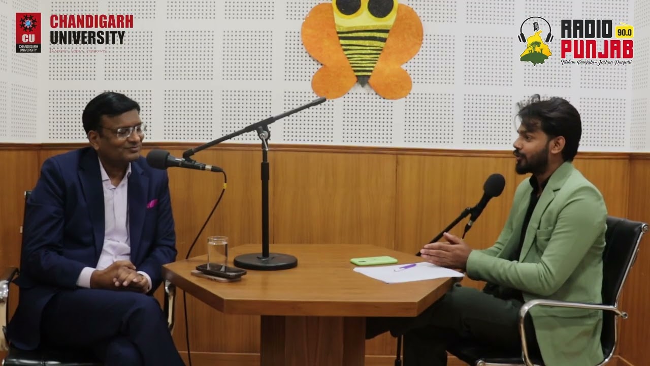 RJ Viraj Interviews Rahul Sinha | DNA, Zee News | Media & Journalism Talk at Chandigarh University