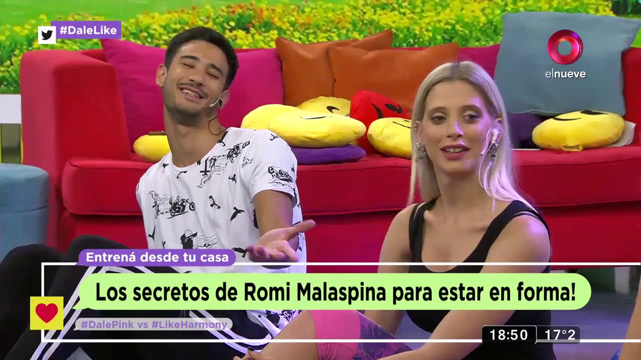 Romina Malaspina nos mostró su mejor rutina de ejercicios