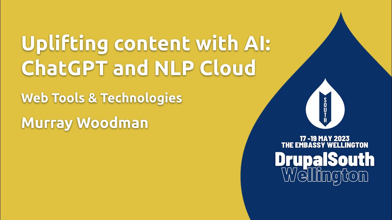Uplifting content with AI: ChatGPT and NLP Cloud / Web Tools & Technologies / Murray Woodman