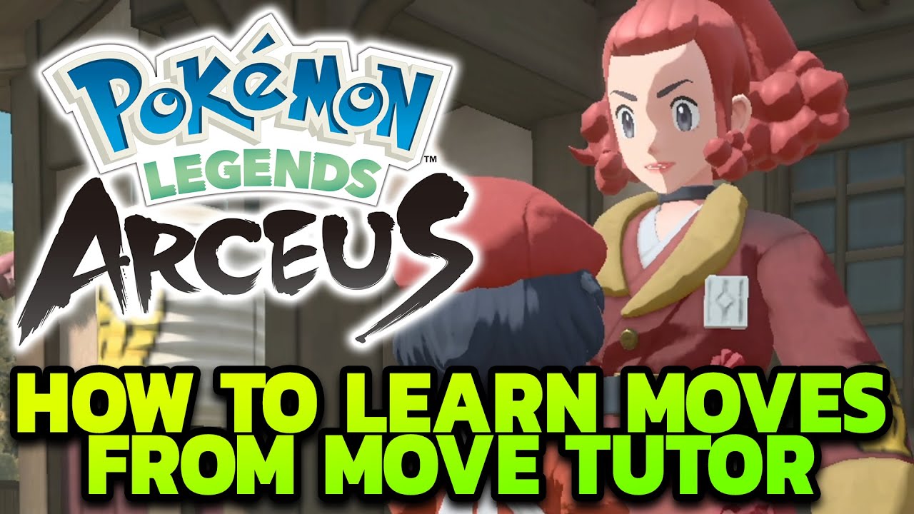 How to Get Move Tutor Moves after Learning Them in Pok&eacute;mon Legends Arceus - Move Tutor Tutorial