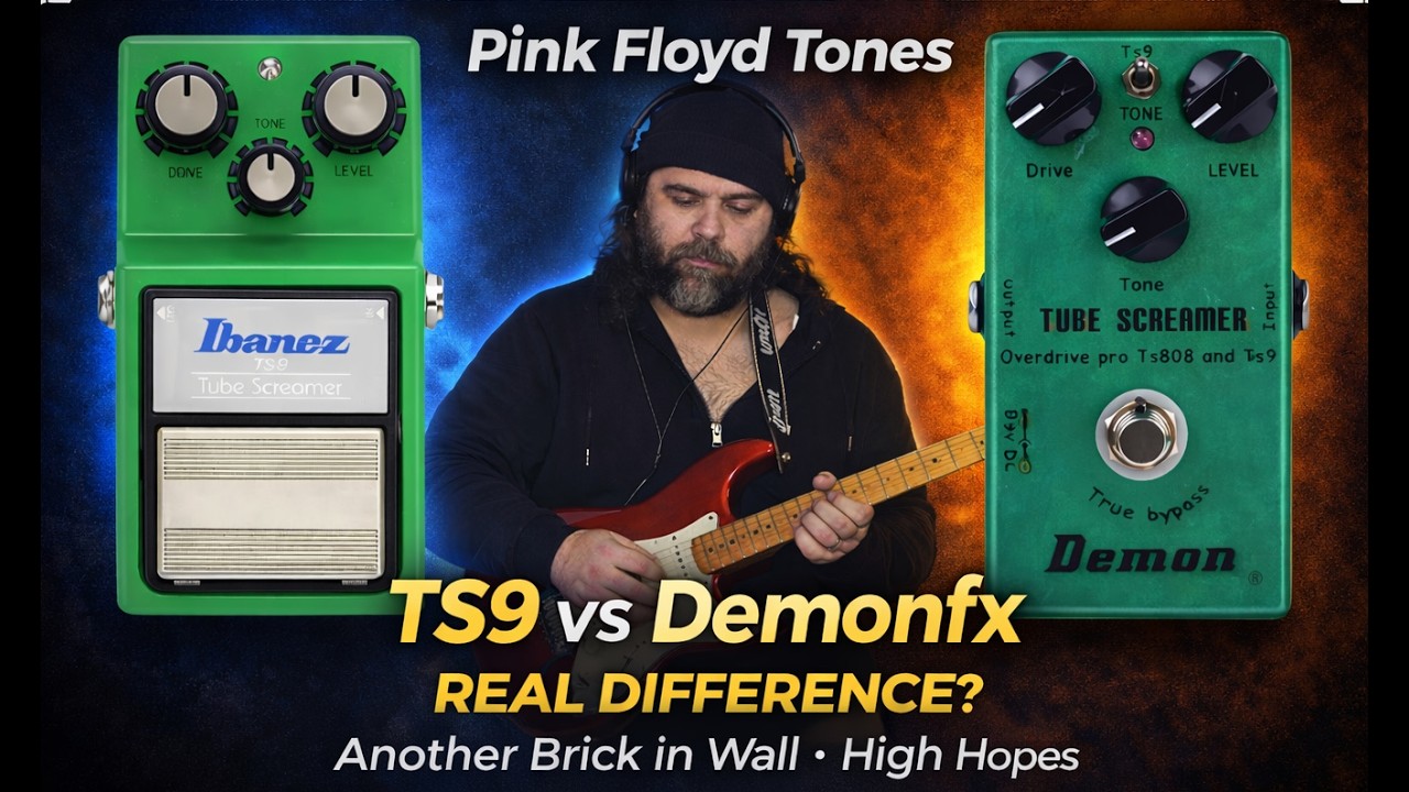 Tube Screamer Clone vs TS9 – Pink Floyd Tone Comparison