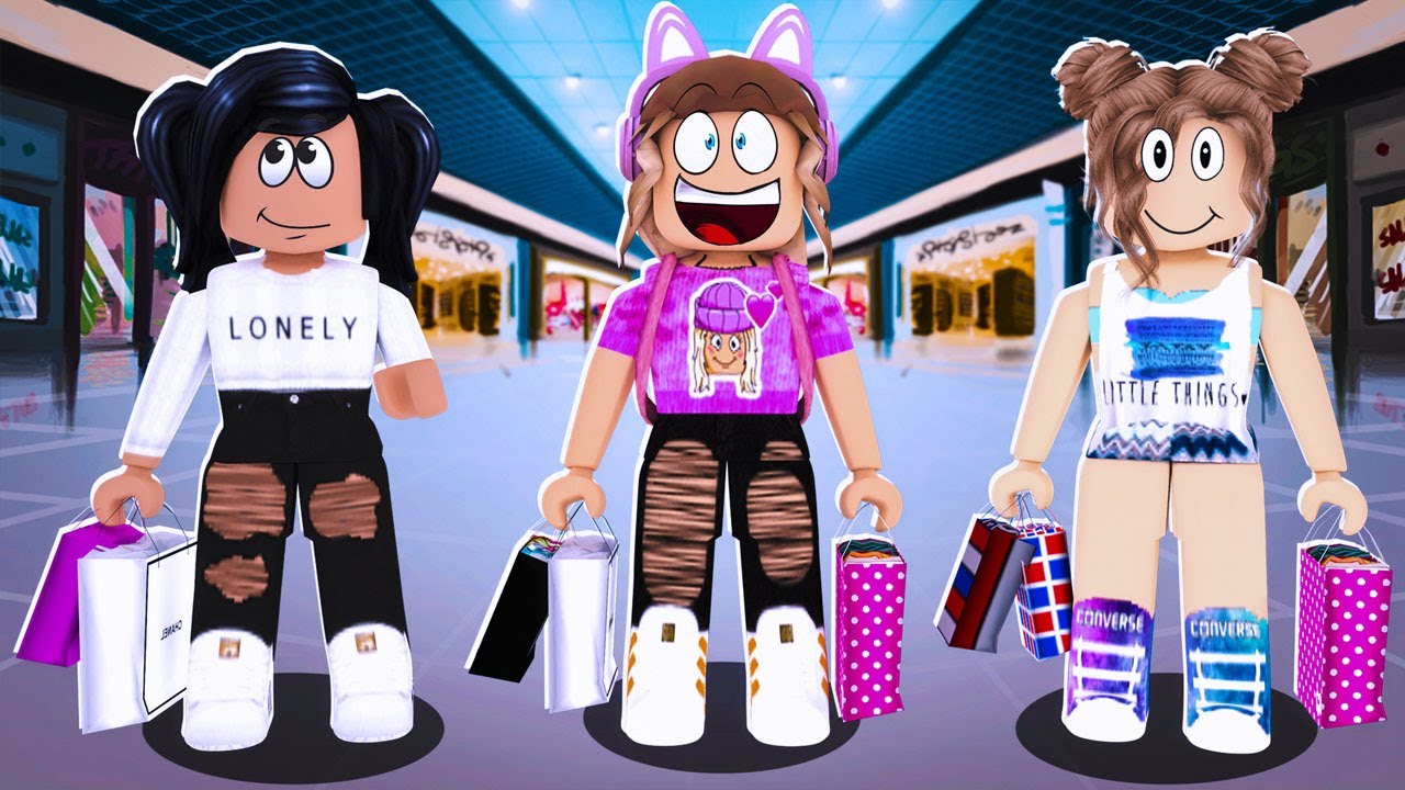 VI BRYTER OSS IN I BLOXBURGS GALLERIA PÅ NATTEN!