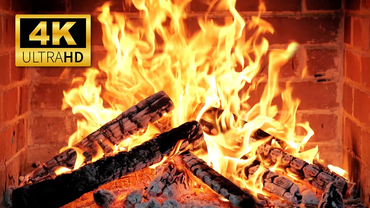 🔥 4K UHD Fireplace Ambience &ndash; Real Crackling Fire Sounds for Deep Relaxation