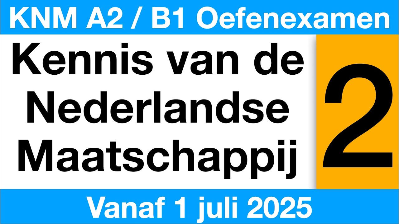#KNM OEFENEXAMEN 2 Kennis van de Nederlandse Maatschappij | 1 JULI  #NT2 #inburgering #dutchculture