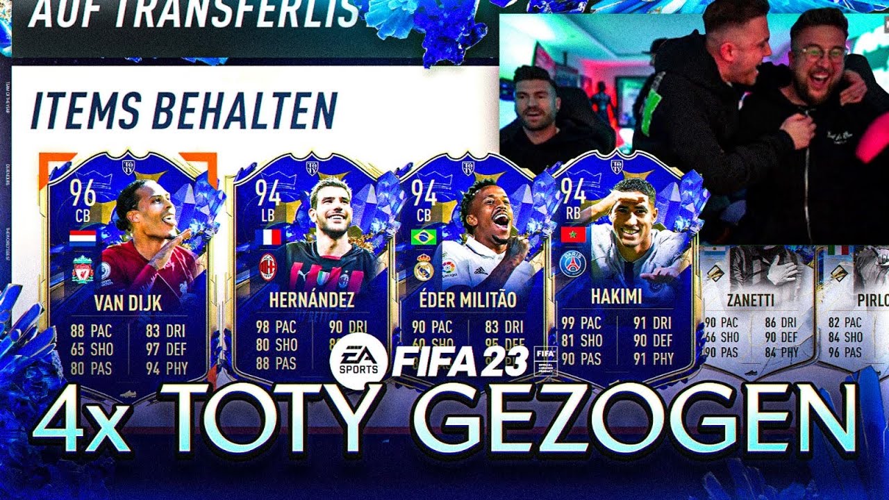 ICH HABE 4 TOTYs GEZOGEN 😱 10 MIO MÜNZEN in 1 Pack Opening 😍 FIFA 23: Best Of TOTY
