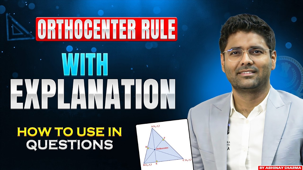 Orthocenter Property - Concept of the day  (cod) || best explanation || By Abhinay Sharma