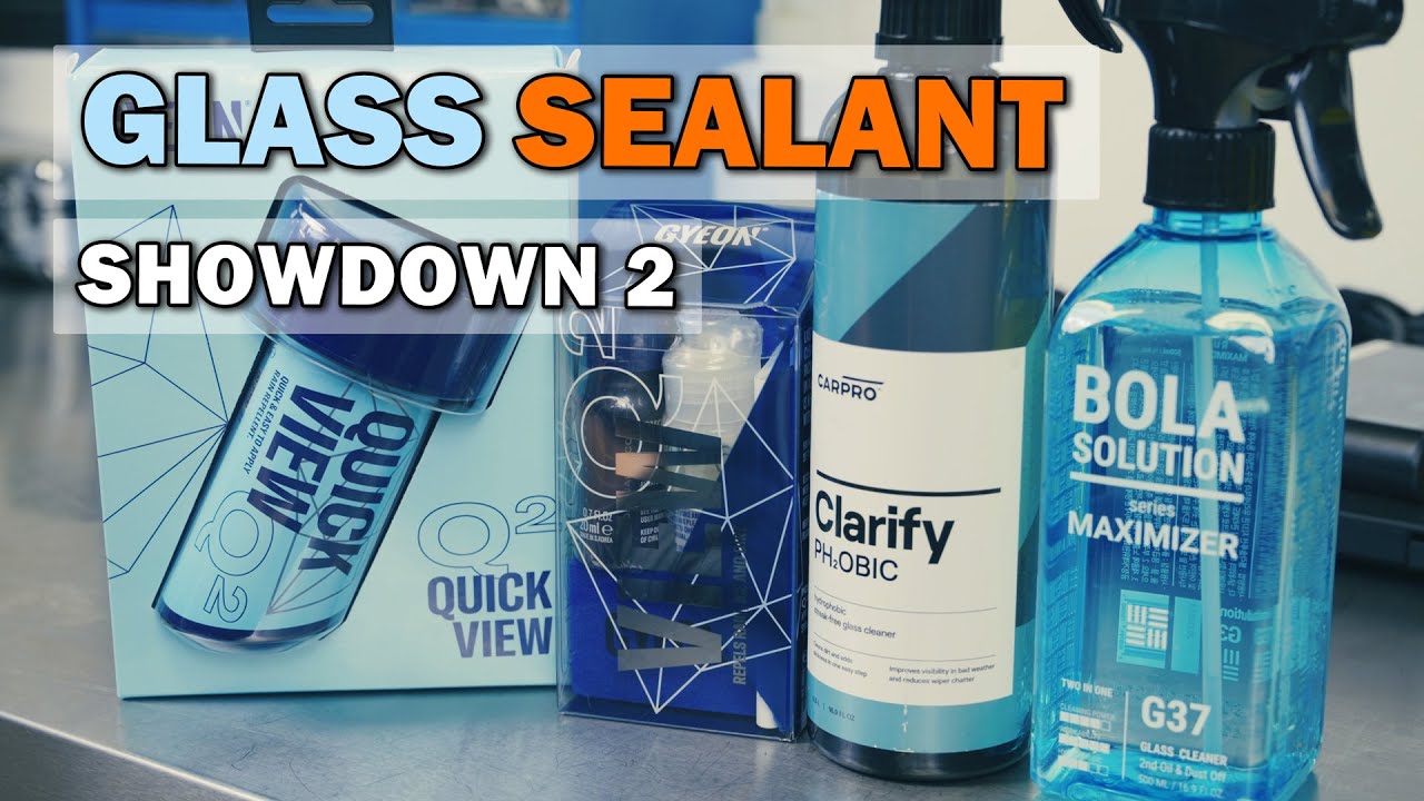 GYEON Q² Быстрый просмотр | CARPRO Clarify PH₂OBIC | Bola Solution G37 | Glass Sealant Showdown 2.0