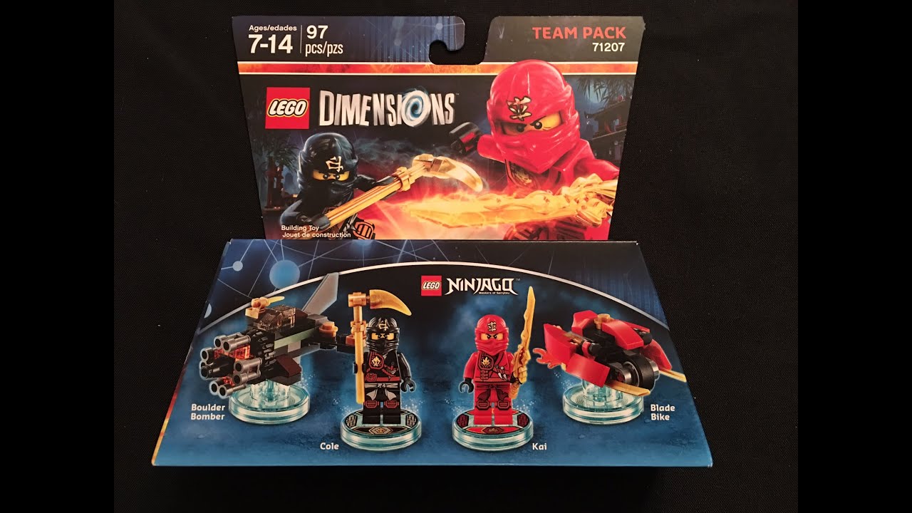 Ninjago Team Pack Lego Dimensions Unboxing & Building