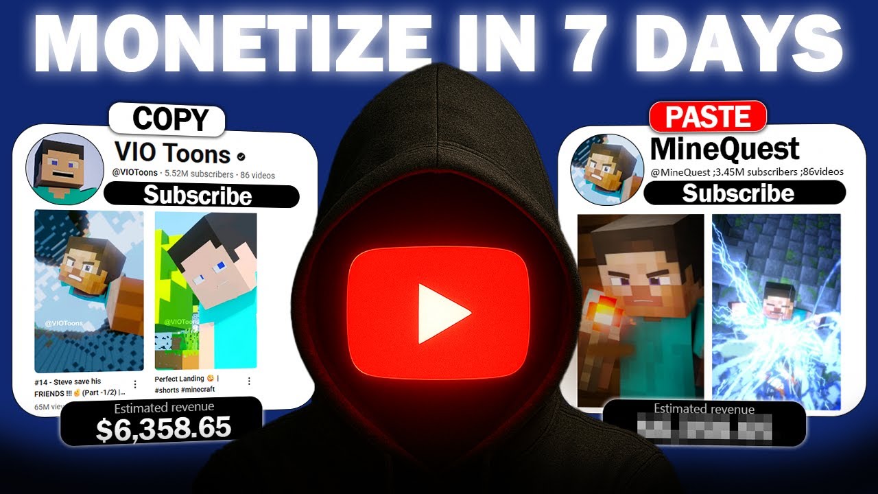 How I Actually Make Viral Minecraft Shorts With AI