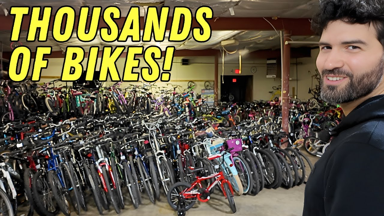 All of these BIKES were DONATED to CHARITY! Meet the People and see the bikes of Bikes for Kids - WI