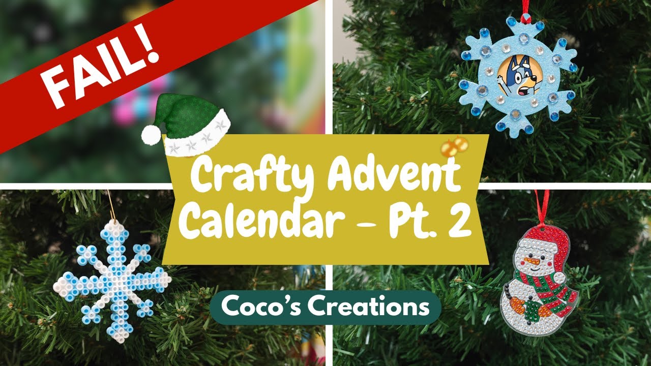 Advent Calendar Crafts 2026 | Ep. #2 | Purler Beads, Diamond Painting