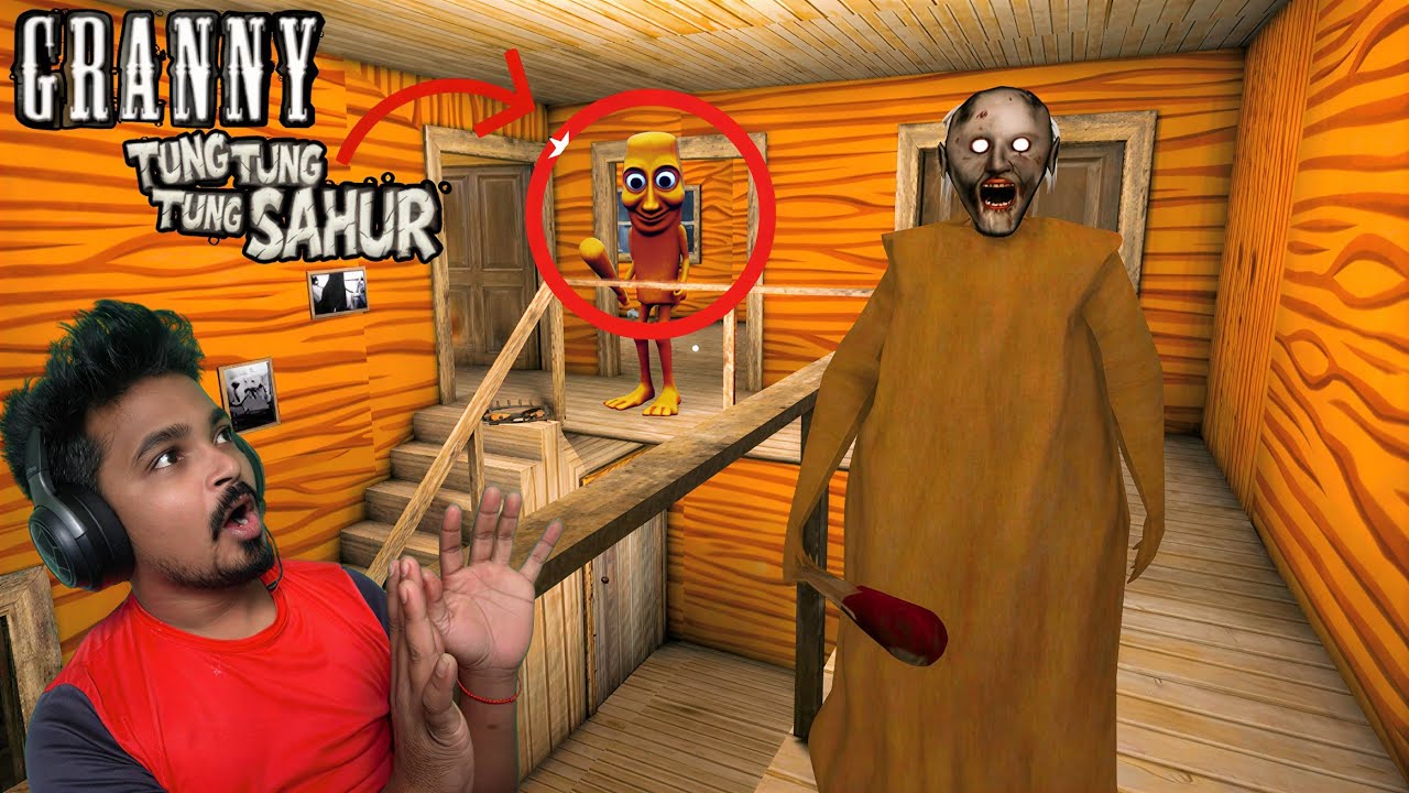 Playing As TUNG TUNG SAHUR In Granny House Granny Game Horror viru Horror | Granny Game Horror Escap