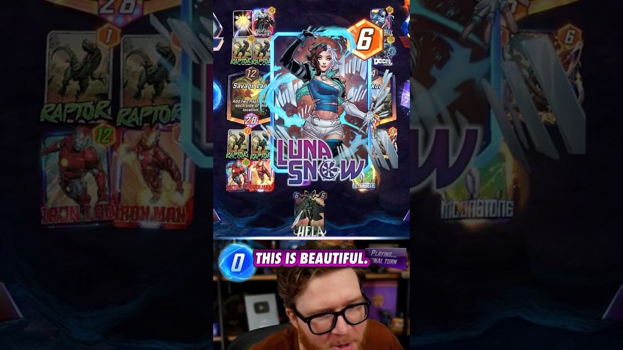 Luna Snow is the best card in Marvel Snap!!