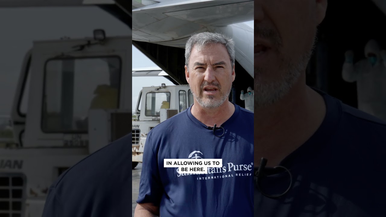 Samaritan's Purse Unloads Their Ebola Treatment Center