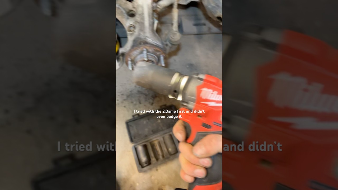 Milwaukee M12 Stubby Gen 2 Vs Rusty Axle Nut