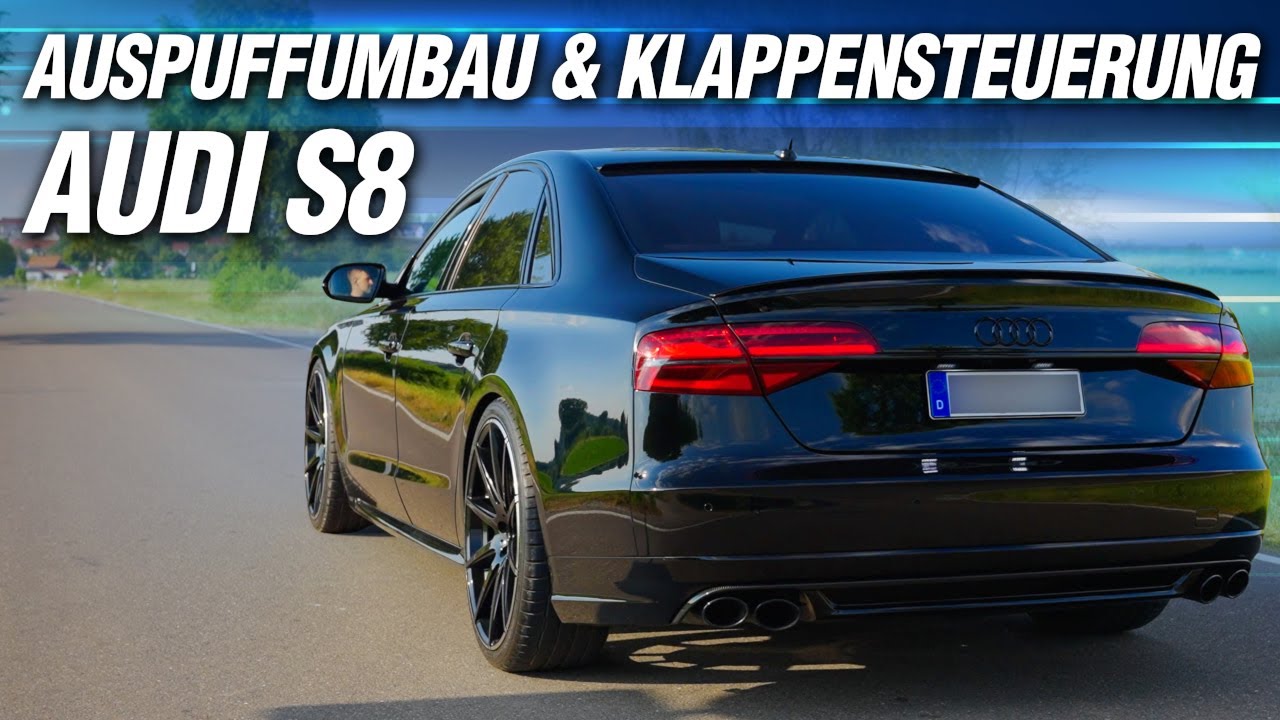 Audi S8 Plus | Auspuffumbau + Klappensteuerung | Alpha Customs