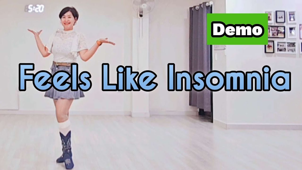 ✨Feels Like Insomnia linedance#Improver level#최윤선라인댄스#강릉라인댄스