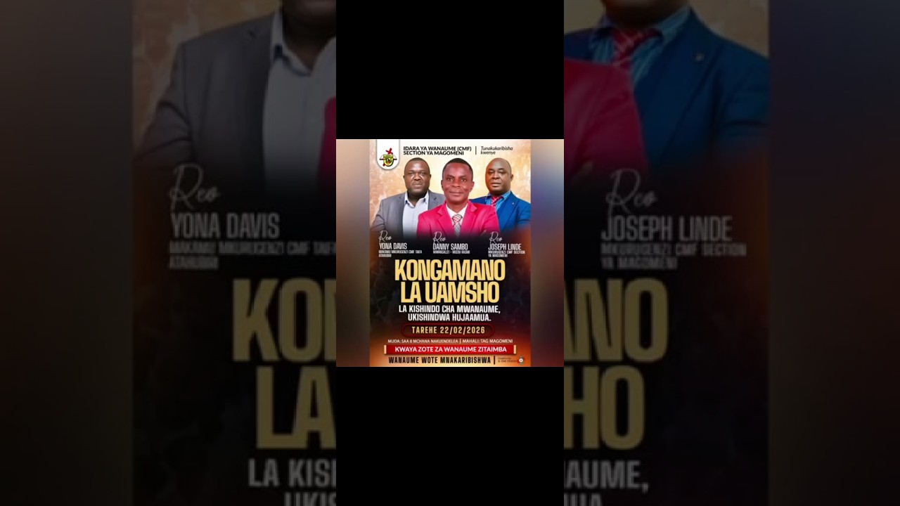 KARIBU KWENYE KONGAMANO LA SECTION YA MAGOMENI | MANCC |  SUNDAY  22. 02. 2026