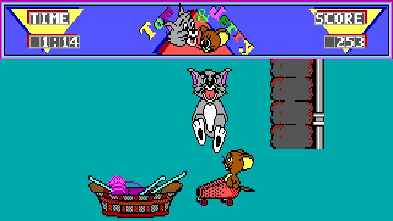 Tom & Jerry CAT-astrophe PC MS-DOS Gameplay
