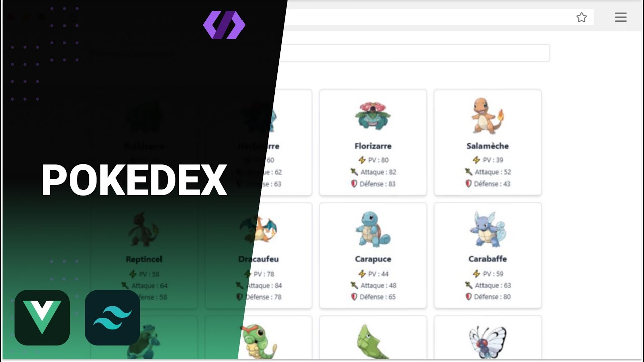 Coder un Pokédex avec Vue.js, Tailwind CSS & PokéBuild API