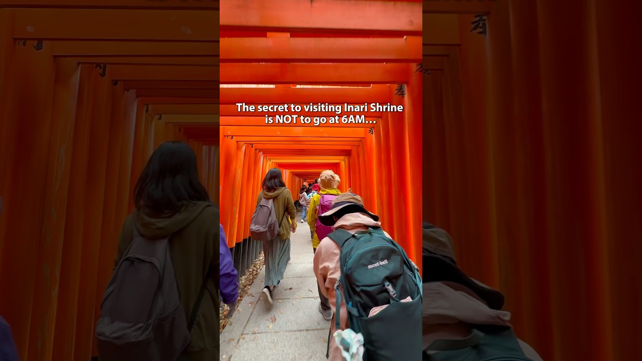 You DON&rsquo;T need to visit Inari Shrine in Kyoto at 6am to avoid crowds. Just keep walking. 🚶🏻&zwj;♀️