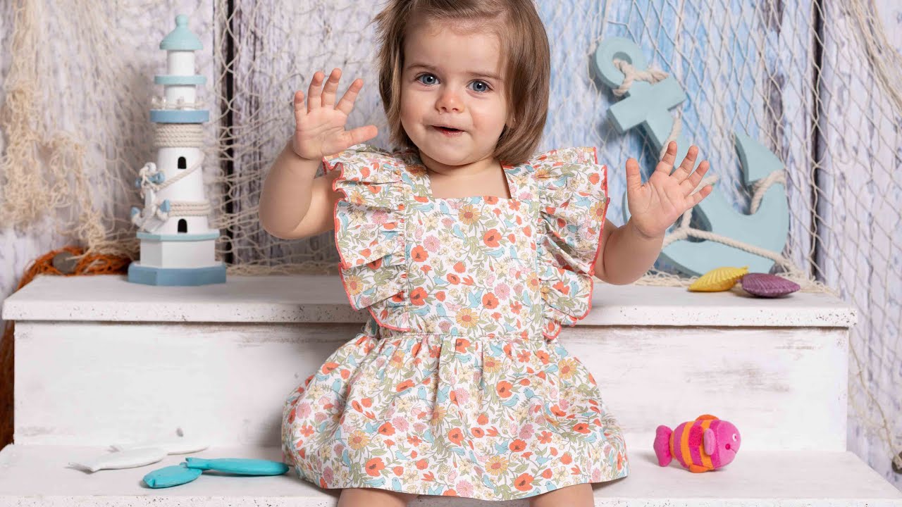 Ranita con volante en tirante. REVISTA PATRONES INFANTILES nº 23