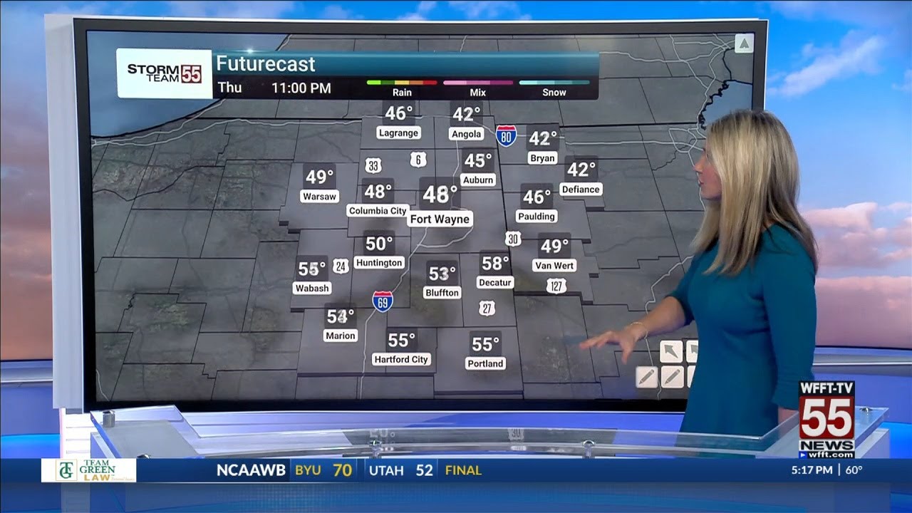 The rain continues to stick around