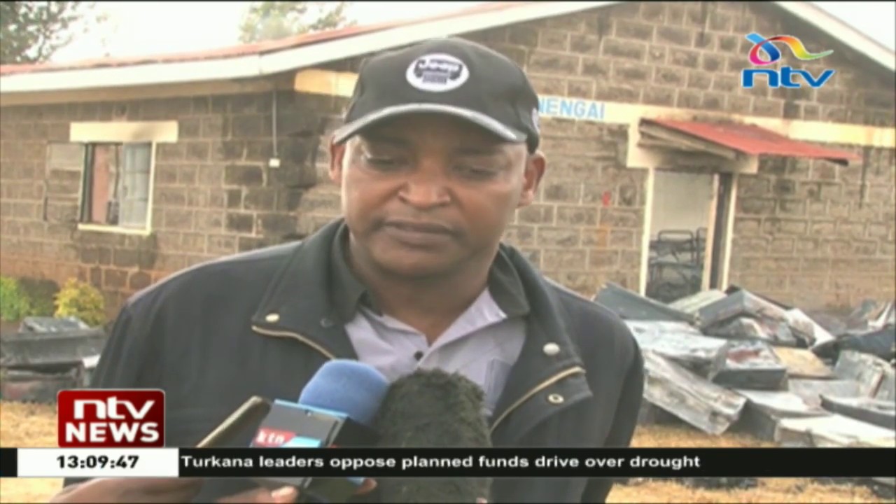 Dormitory razed by fire in Njoro Girls High School