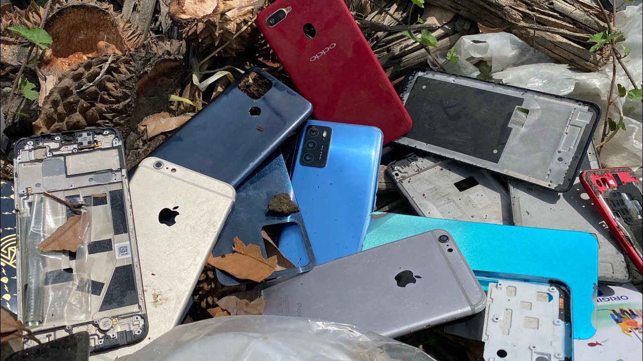 [My Lucky Time) Found a lot of Broken Phone Restore Cracked Phone OPPO A7Restoration destroyed phone
