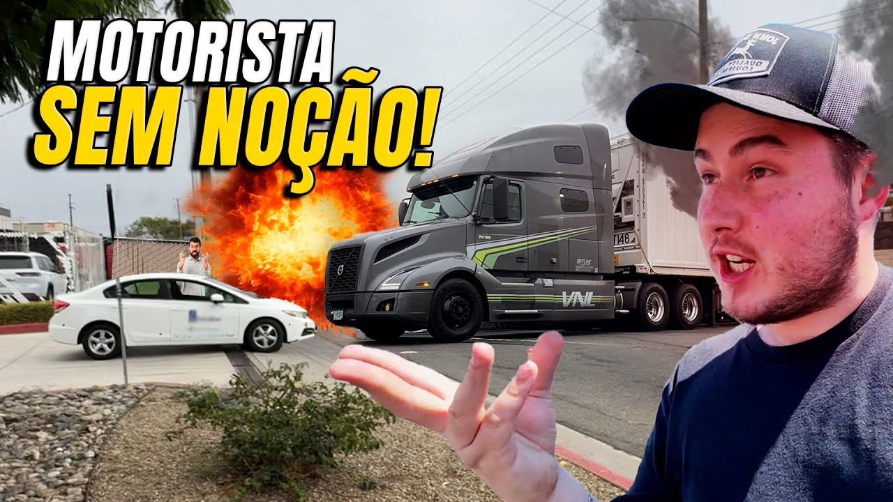 MOTORISTA SEM NOÇÃO QUASE NOS BATEU!