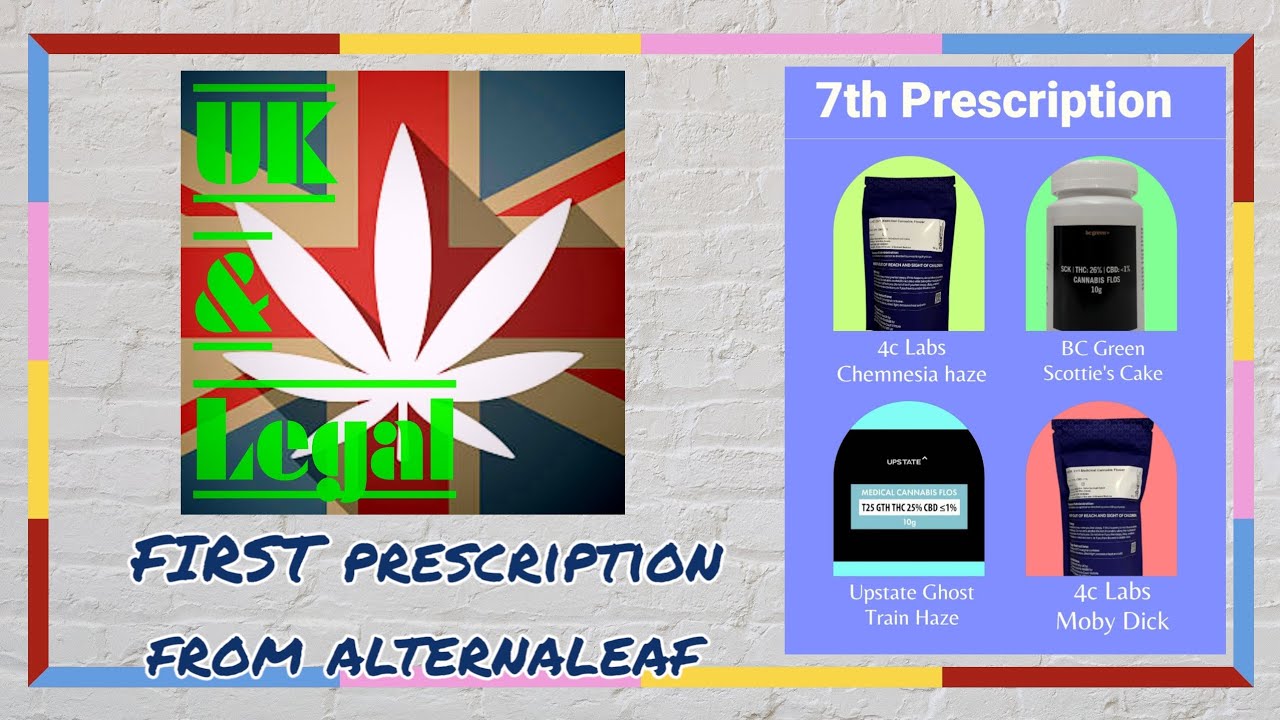 UK Medical Cannabis 7th Prescription 🇬🇧 🍁1st look! Upstate, BC Green & 4c Labs