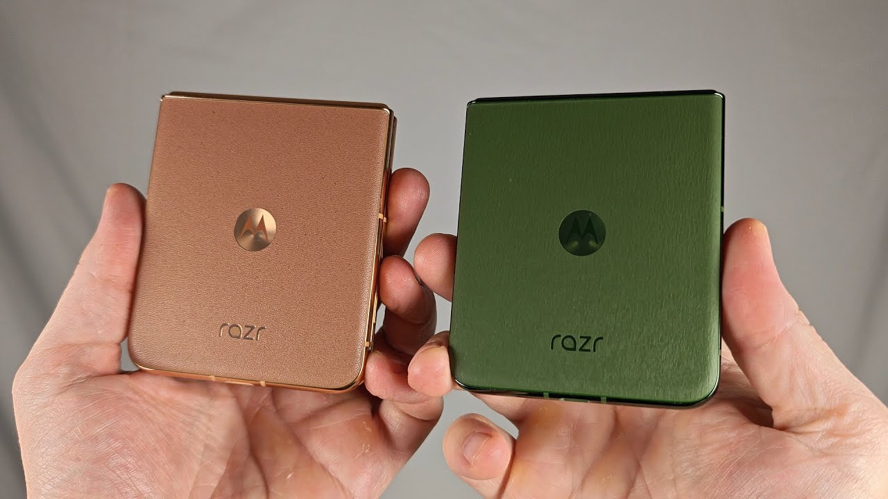 Motorola Razr+ 2025 vs 2024 PWM and dithering tests display review