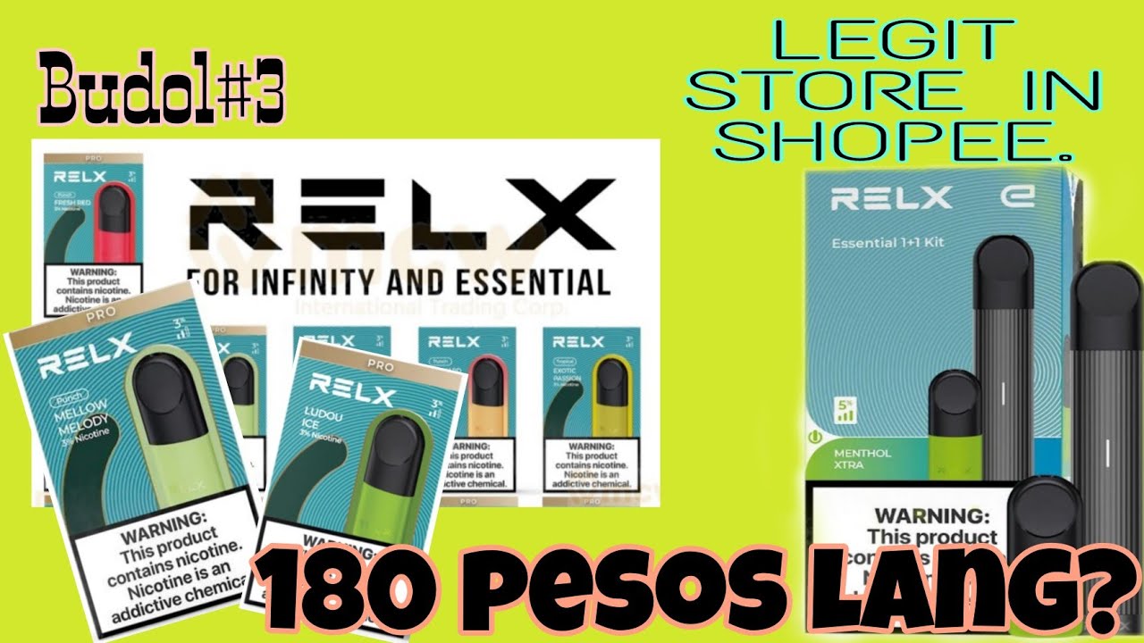 RELX PRO POD( UNBOXING/TRY&REVIEW) 180 PESOS LANG SA SHOPEE!😱