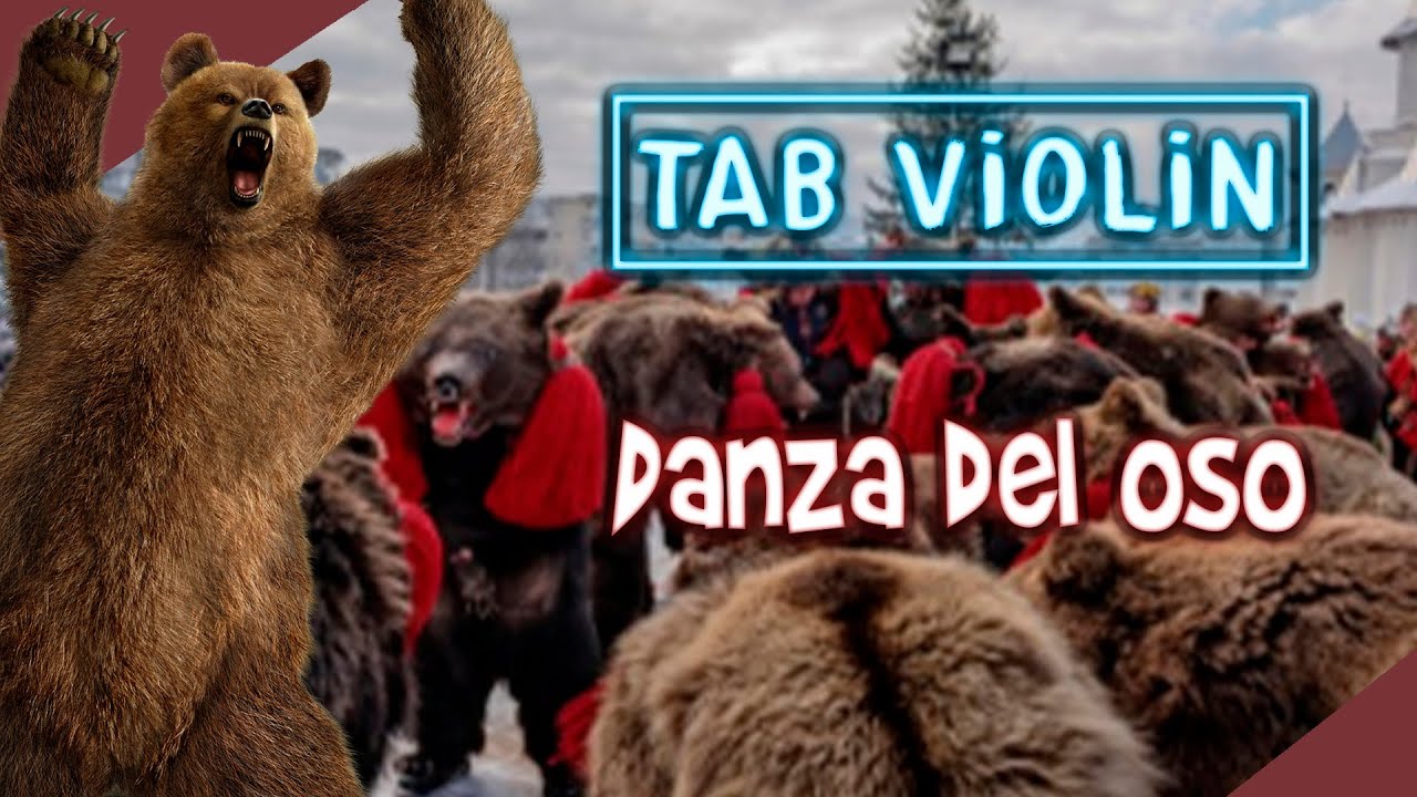 Danza del oso Violín Tutorial / Play Along Tab Tutorial / How to play violín