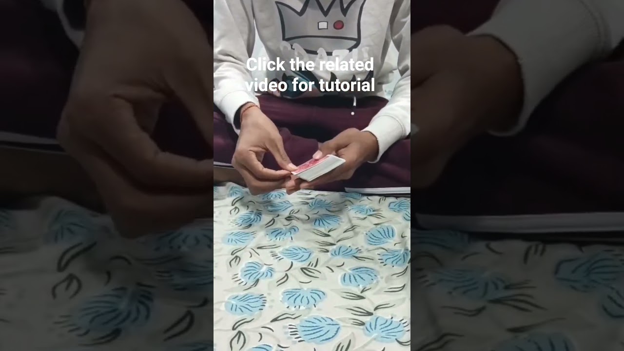 Tutorial of the world's best card trick
