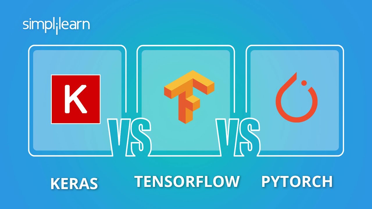 Pytorch, TensorFlow и Keras | Что лучше? | Сравнение фреймворков глубокого обучения | Simplilearn