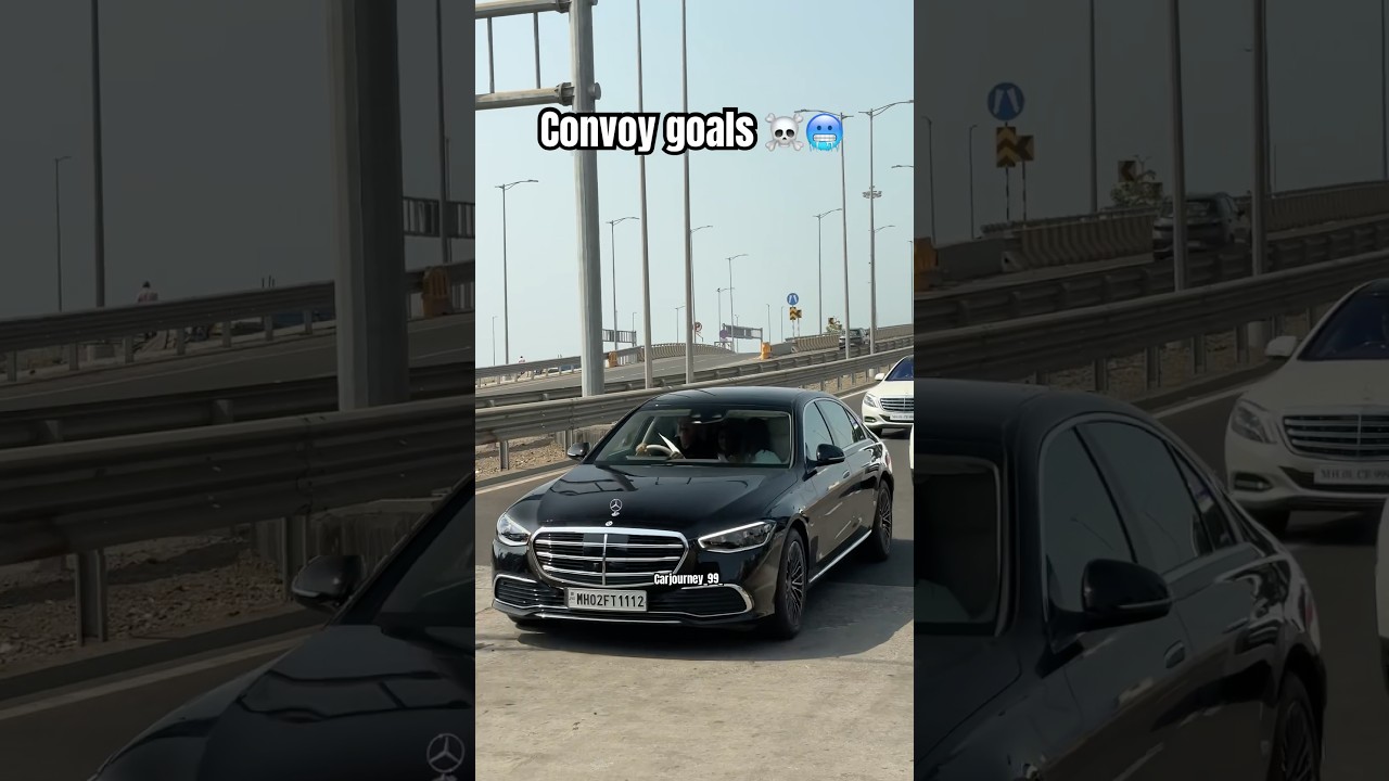Convoy goals #ambanifamily #ambani #jio #luxurycar #conway #mercedesbenz #viralshort