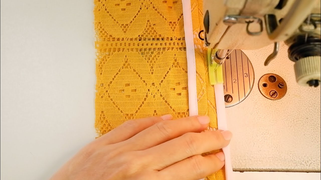Tips To Sew Lace/Loose Fabric Effectively | Thuy Sewing