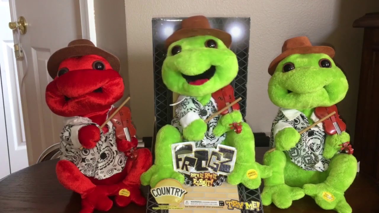 Gemmy Animated Country Frogz With Original Song Recordings
