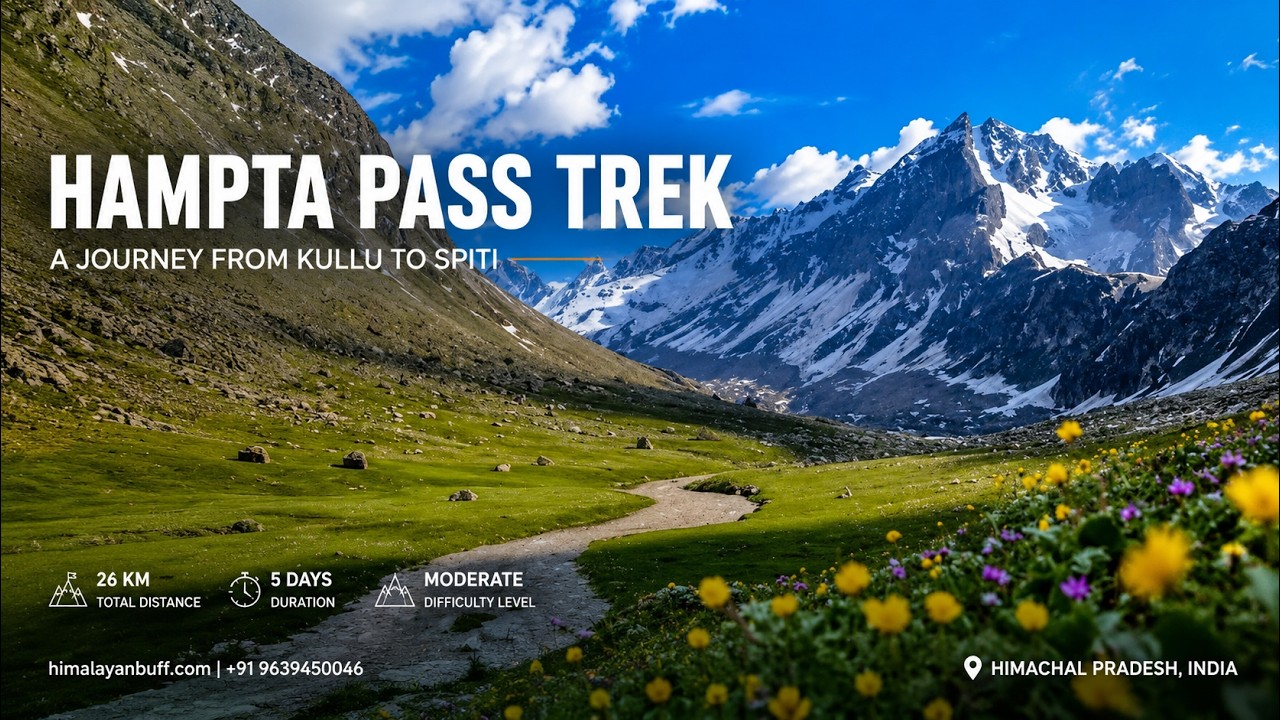Most Beautiful Trek of India - The Hampta Pass Trek #hamptapasstrek #manali #chandratal #spiti #trek