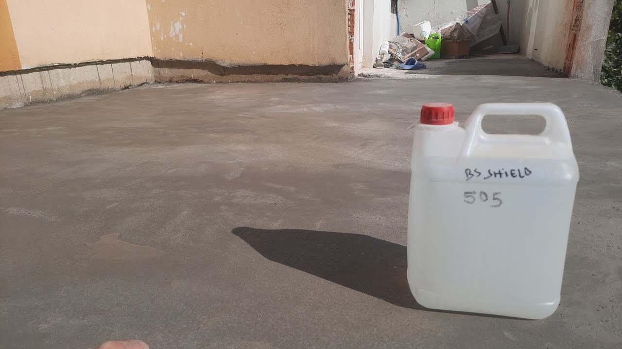 beton zeminde hidrofobik su itici malzeme ne kadar işe yarar,  Bsshield 505 uygulaması