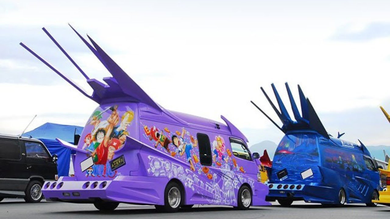Невероятный тюнинг микроавтобусов в Японии - Japanese Vanning