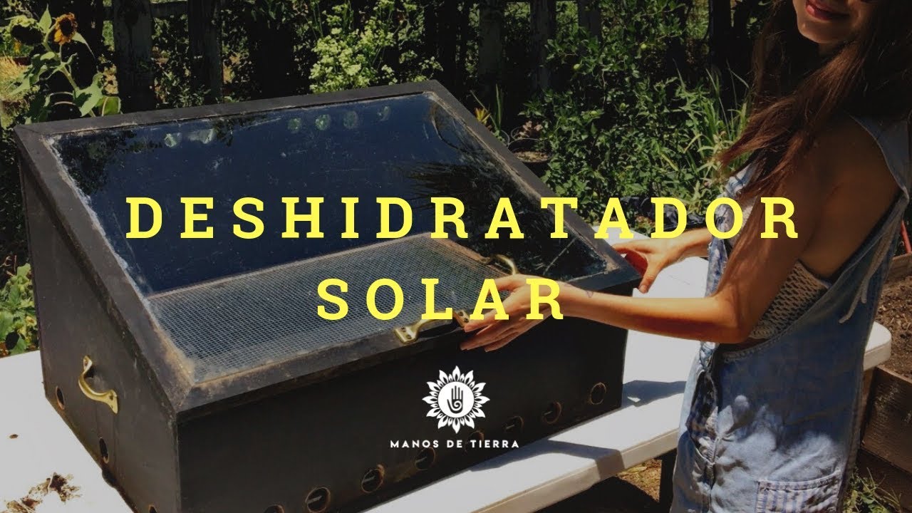 Construye Tu Propio Deshidratador Solar De Alimentos// Energía solar//manos de tierra