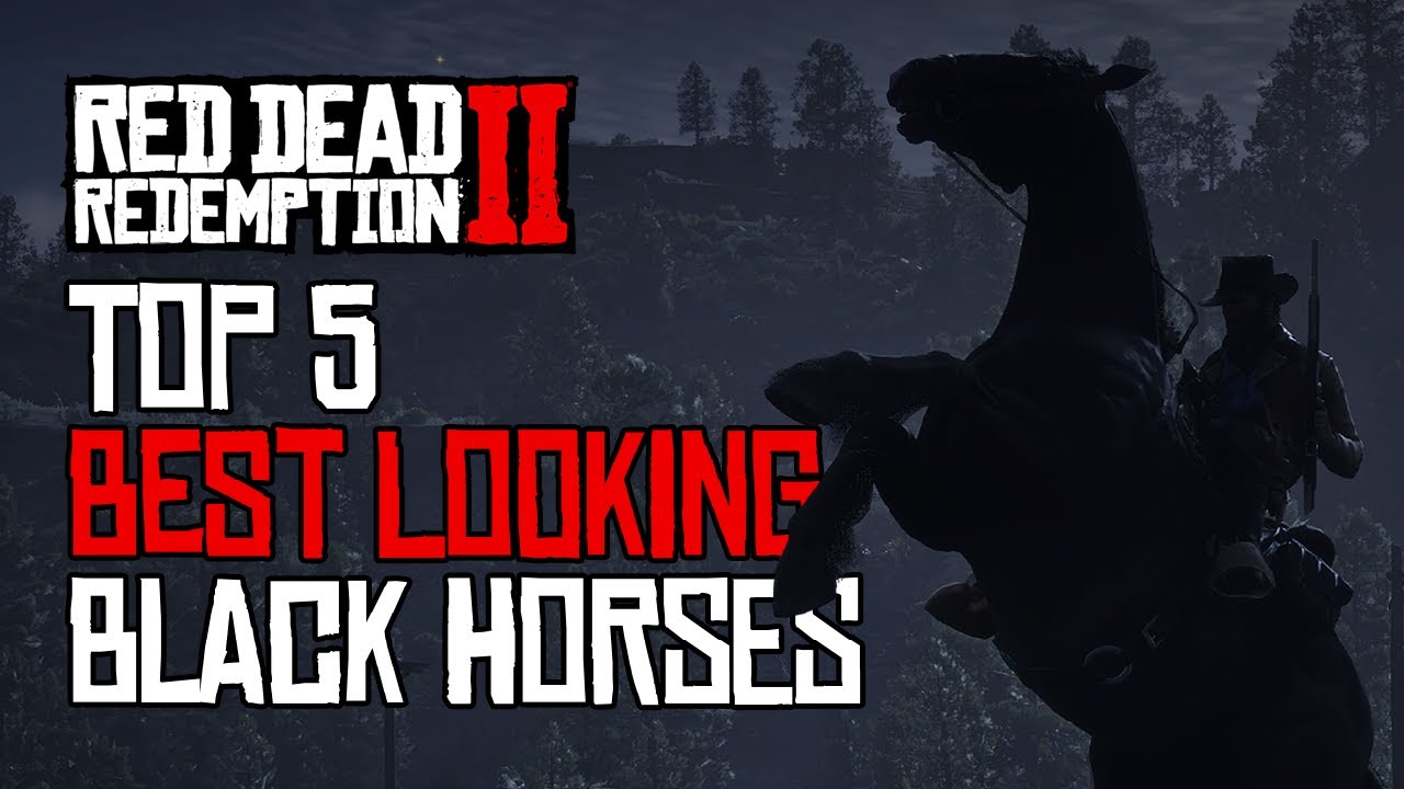 Пять самых красивых чёрных лошадей | Red Dead Redemption 2